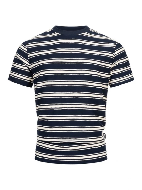 Foto van product Kronstadt Shirt 'Holden' ecru / donkerblauw