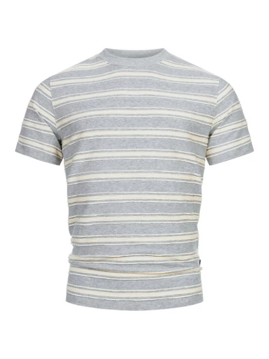 Foto van product Kronstadt Shirt 'Holden' ecru / grijs gemêleerd
