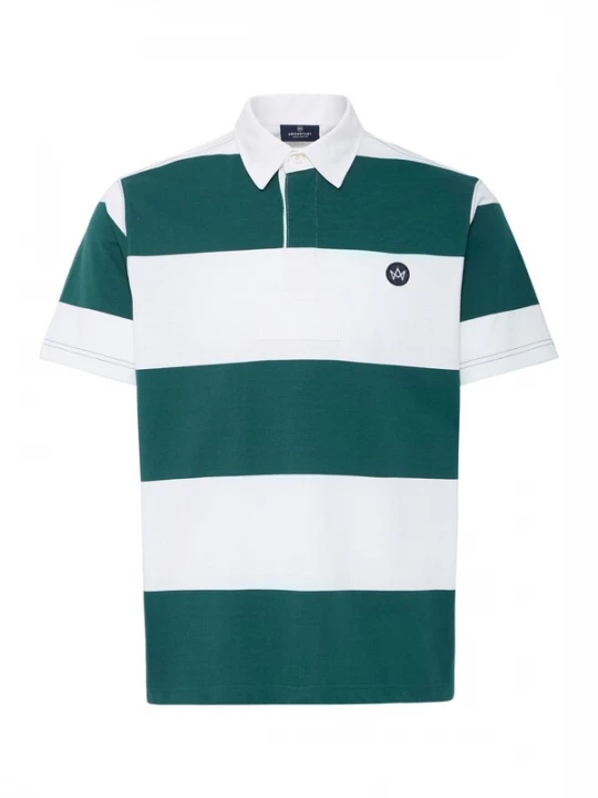 Foto van product Kronstadt Shirt ' KSGrimmon ' groen / wit