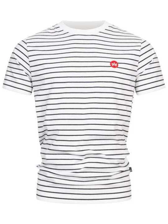 Foto van product Kronstadt Shirt 'Timmi' rood / zwart / wit