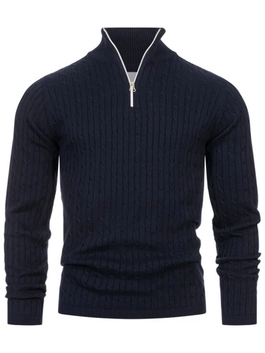 Foto van product Kronstadt Trui 'Cable' navy