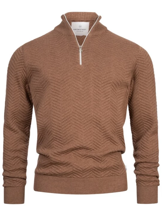 Foto van product Kronstadt Trui 'Carlo' mokka