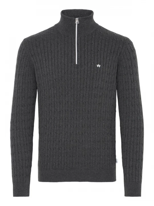 Foto van product Kronstadt Trui ' KSCall half zip ' grijs