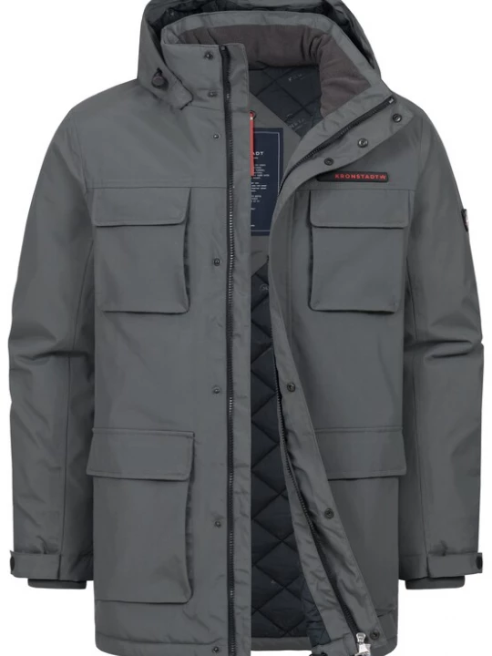 Foto van product Kronstadt Winterjas ' Harrington ' donkergrijs