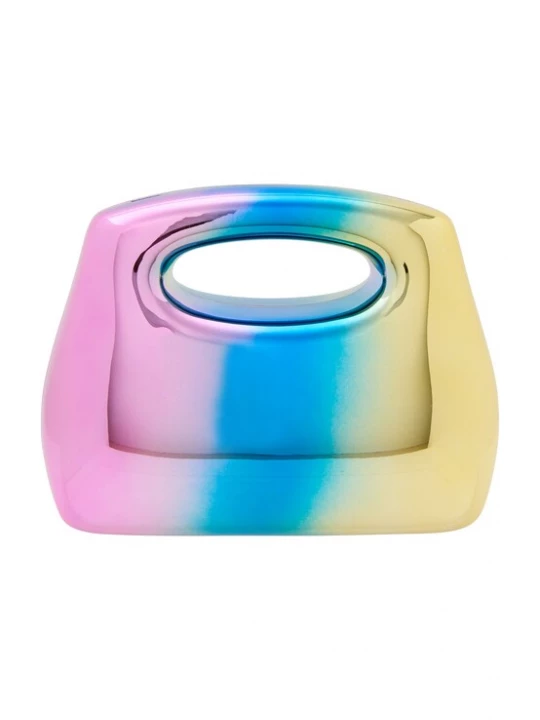 Foto van product KRZY Handtas blauw / lichtgeel / pink