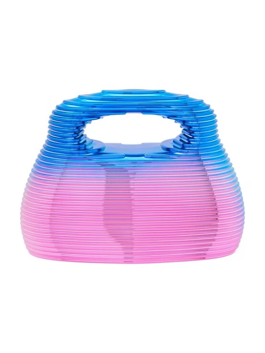 Foto van product KRZY Handtas blauw / lichtroze