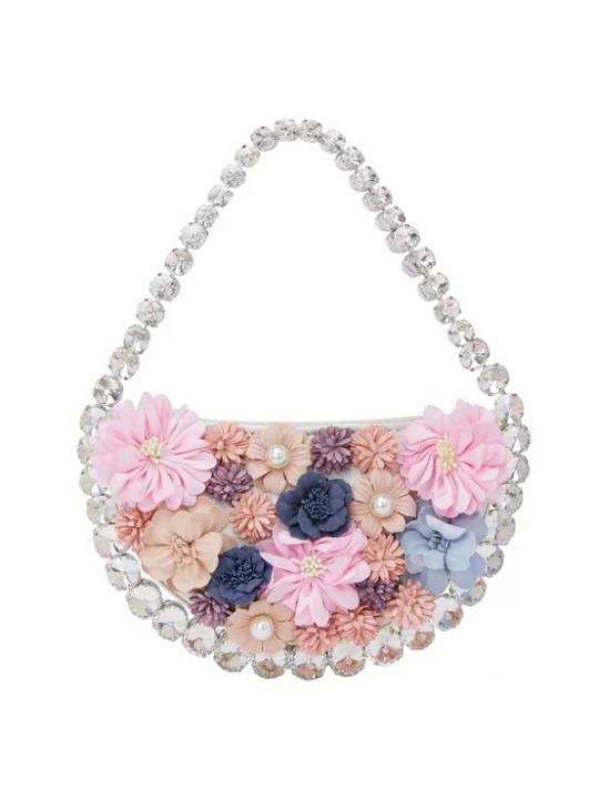 Foto van product myMo at night Handtas pasteloranje / rosa / transparant / offwhite