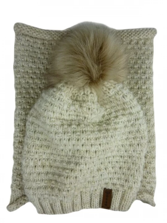 Foto van product Kumixi Muts 'Set: Mütze & Loop Schal' beige