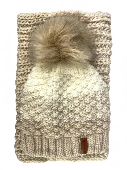 Foto van product Kumixi Muts 'Set: Mütze & Loop Schal' beige
