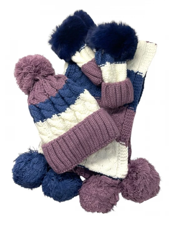 Foto van product Kumixi Muts 'Set: Mütze & Loop Schal & Handschuhe' bessen
