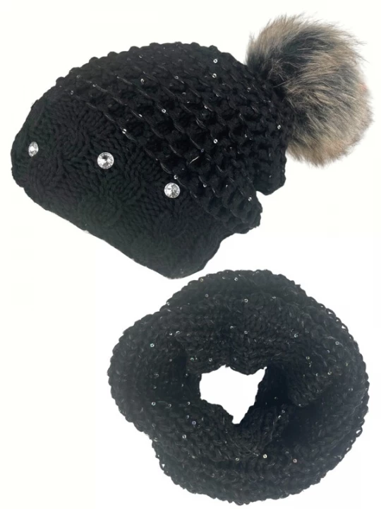 Foto van product Kumixi Muts 'Set: Mütze & Loop Schal' zwart