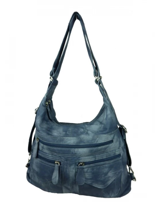 Foto van product Kumixi Rugzak '2in1 Rucksacktasche' blauw denim