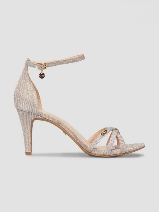 Foto van product Kunstleren sandalen met gesp s.Oliver goud