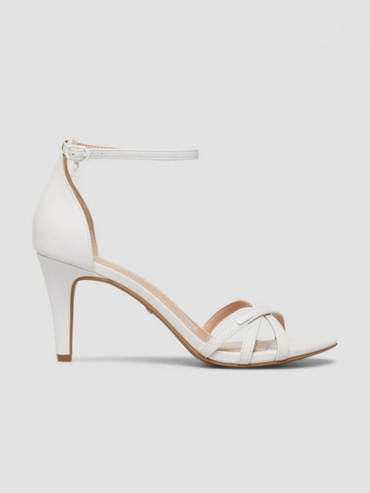 Foto van product Kunstleren sandalen met gesp s.Oliver wit
