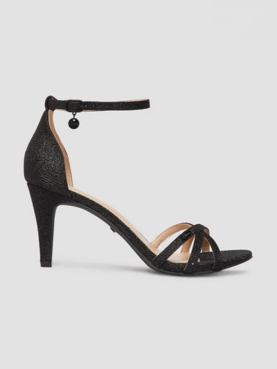 Foto van product Kunstleren sandalen met gesp s.Oliver zwart