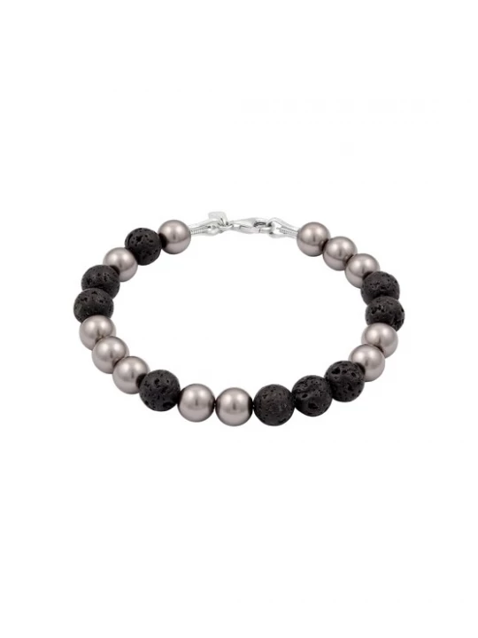 Foto van product KUZZOI Armband antraciet / zilver
