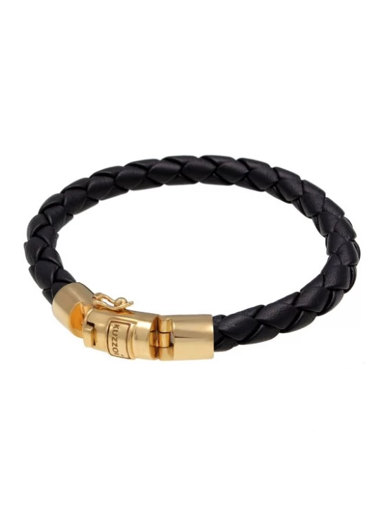 Foto van product KUZZOI Armband 'Basic' goud / zwart