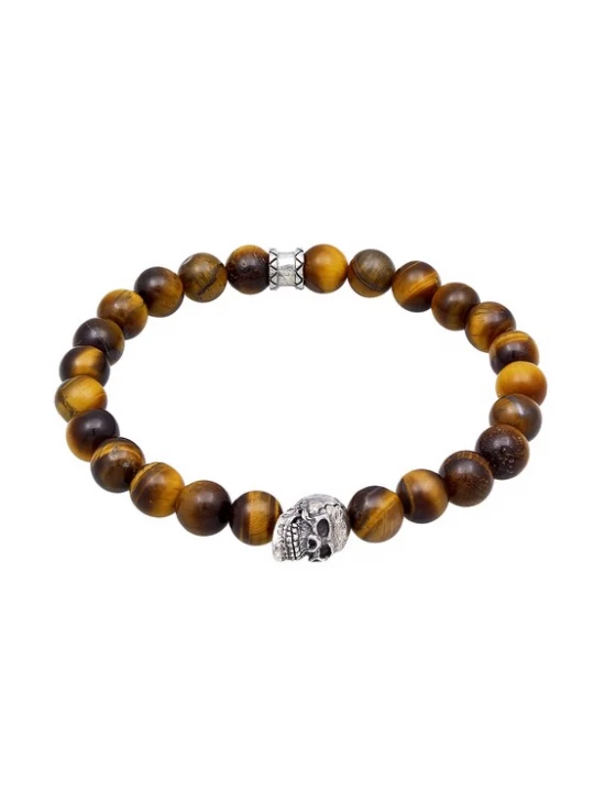 Foto van product KUZZOI Armband bruin / zilver