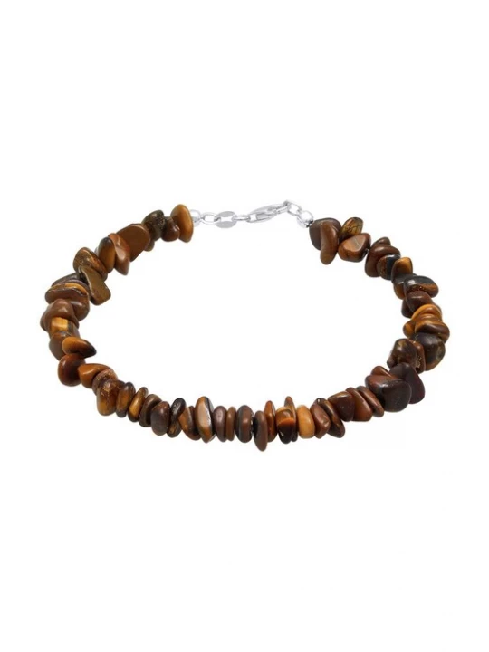 Foto van product KUZZOI Armband bruin / zilver