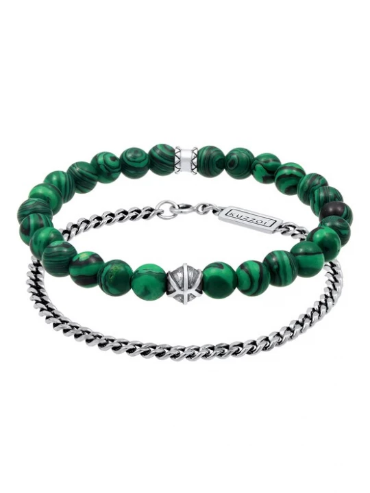 Foto van product KUZZOI Armband groen / zilver