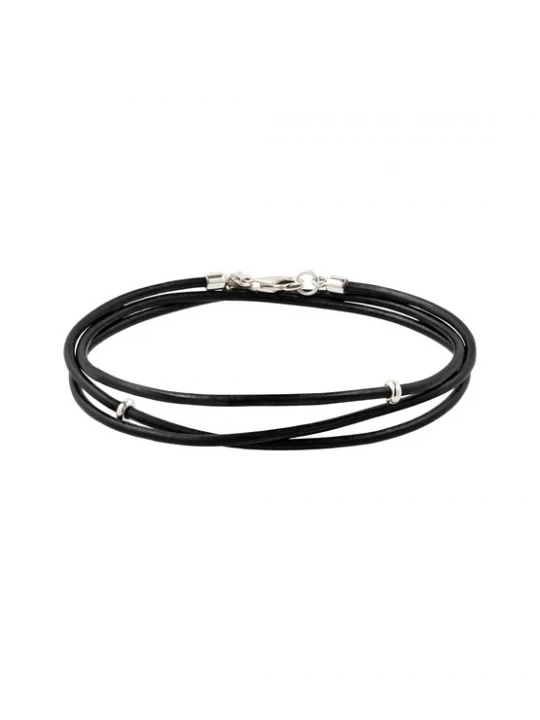 Foto van product KUZZOI Armband zwart / zilver