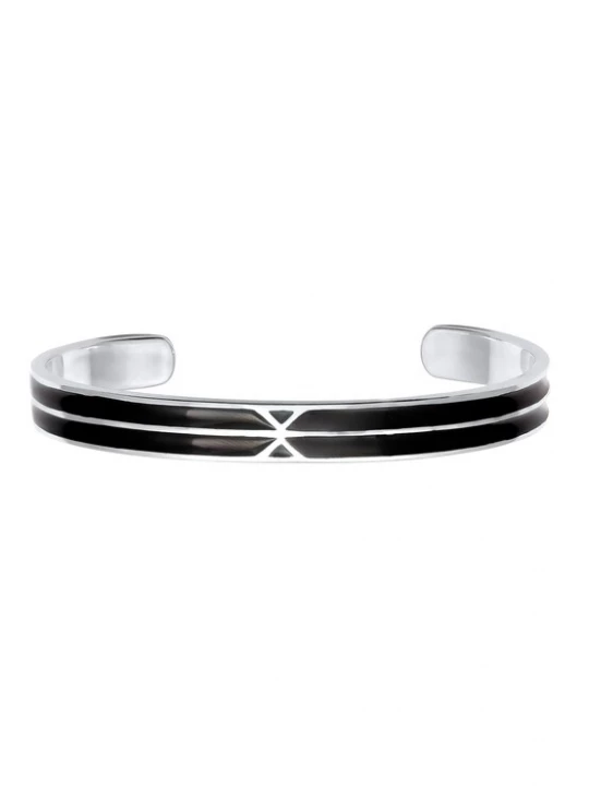 Foto van product KUZZOI Armband zwart / zilver