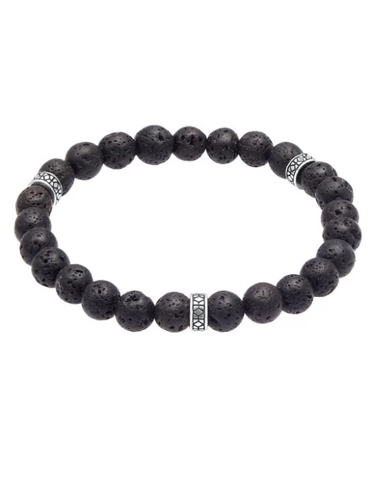 Foto van product KUZZOI Armband zwart / zilver
