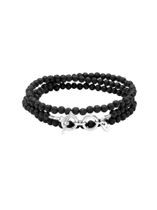 Foto van product KUZZOI Armband zwart / zilver