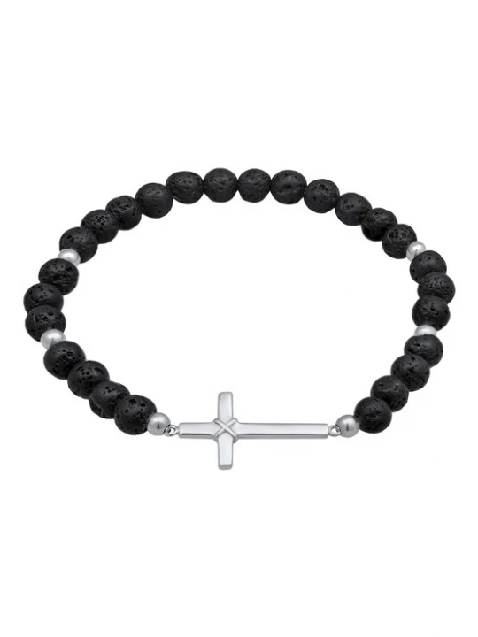 Foto van product KUZZOI Armband zwart / zilver