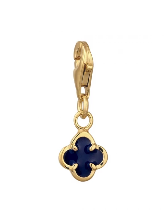 Foto van product KUZZOI Hangers 'Kleeblatt' navy / goud