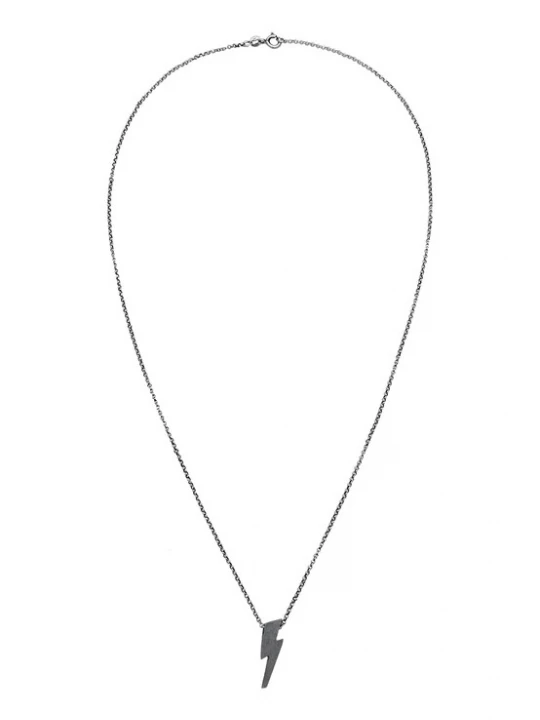 Foto van product KUZZOI Ketting 'Blitz' grijs / zilver