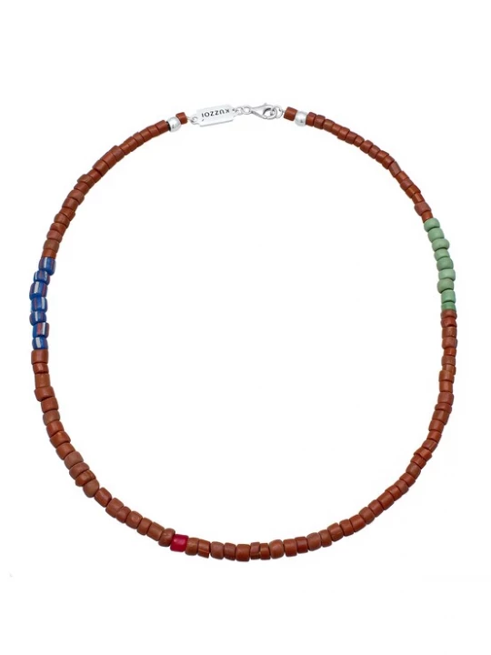 Foto van product KUZZOI Ketting 'Boho' bruin / gemengde kleuren