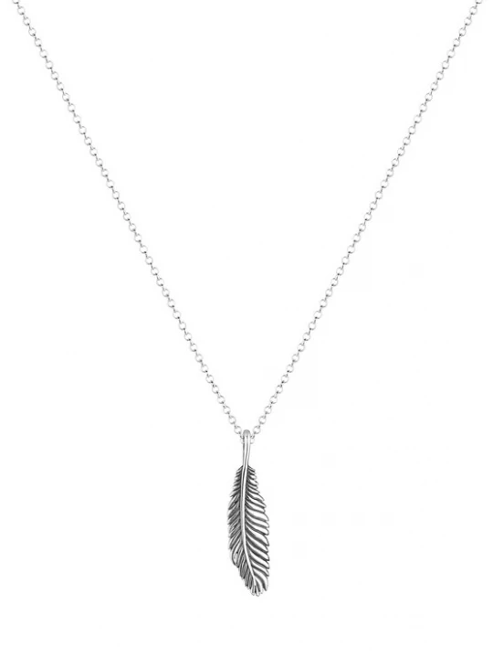 Foto van product KUZZOI Ketting 'Feder' zilver