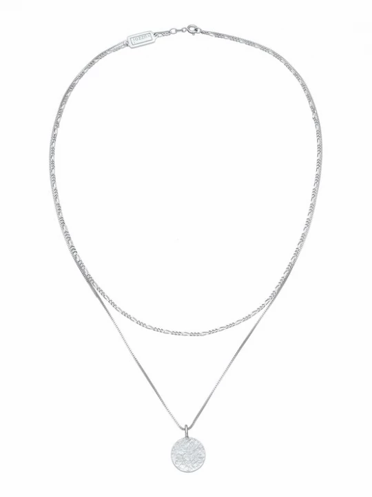 Foto van product KUZZOI Ketting 'Geo' zilver