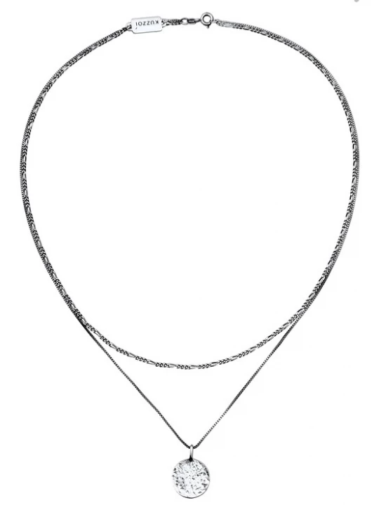 Foto van product KUZZOI Ketting 'Geo' zilver