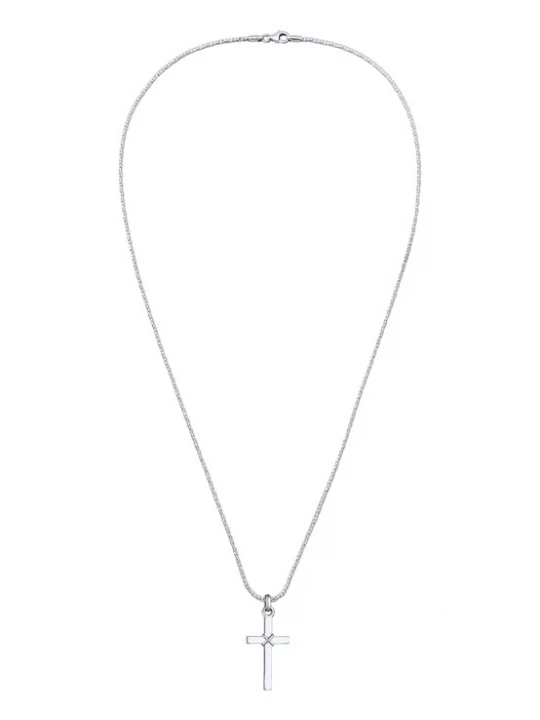 Foto van product KUZZOI Ketting 'Kreuz' zilver
