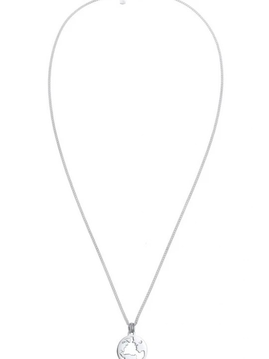 Foto van product KUZZOI Ketting 'Weltkugel' zilver