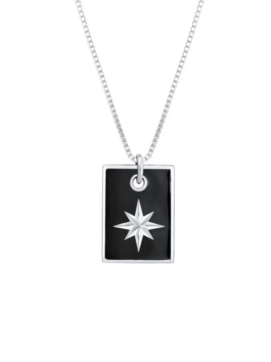 Foto van product KUZZOI Ketting zwart / zilver