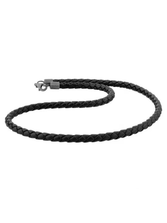 Foto van product KUZZOI Ketting zwart / zilver
