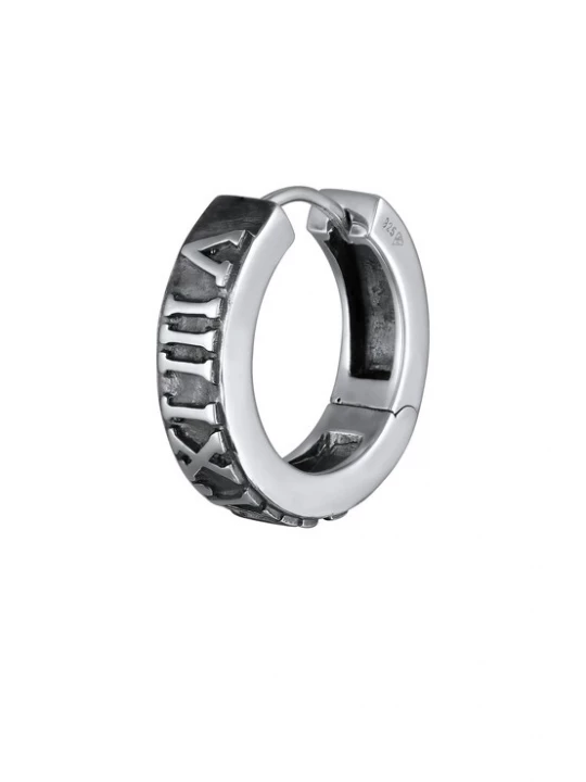Foto van product KUZZOI Oorbel antraciet / zilver
