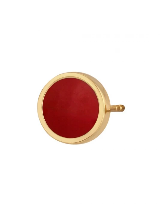 Foto van product KUZZOI Oorbel goud / rood