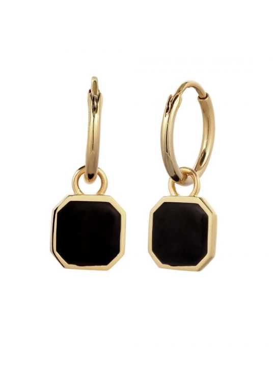 Foto van product KUZZOI Oorbel goud / zwart