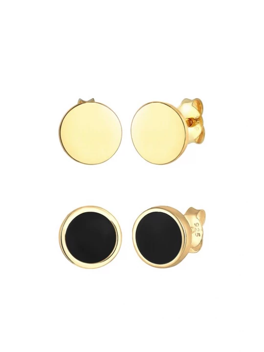 Foto van product KUZZOI Oorbel goud / zwart