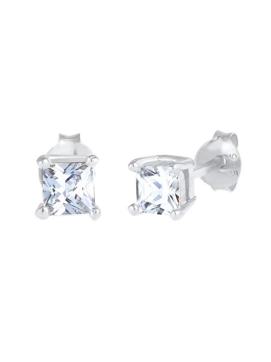 Foto van product KUZZOI Oorbel zilver / transparant