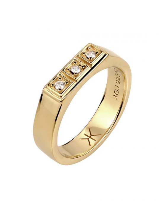 Foto van product KUZZOI Ring goud / transparant