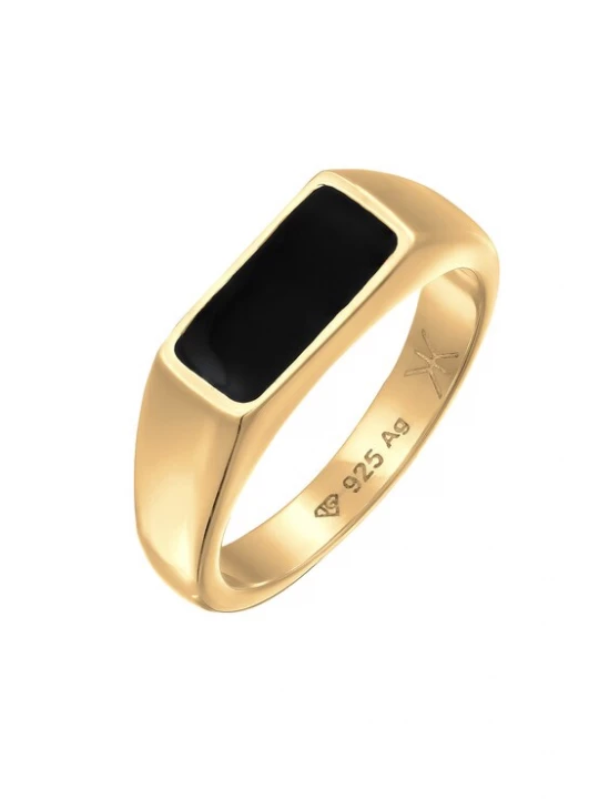Foto van product KUZZOI Ring goud / zwart
