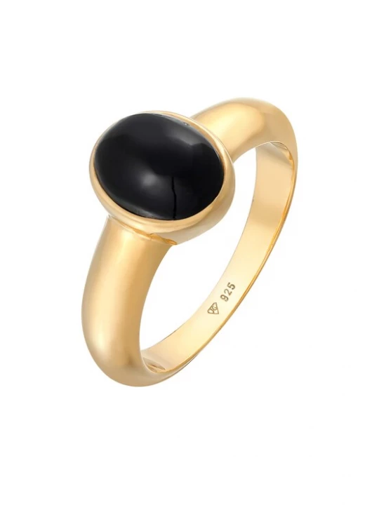Foto van product KUZZOI Ring goud / zwart