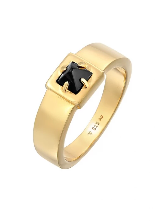 Foto van product KUZZOI Ring goud / zwart