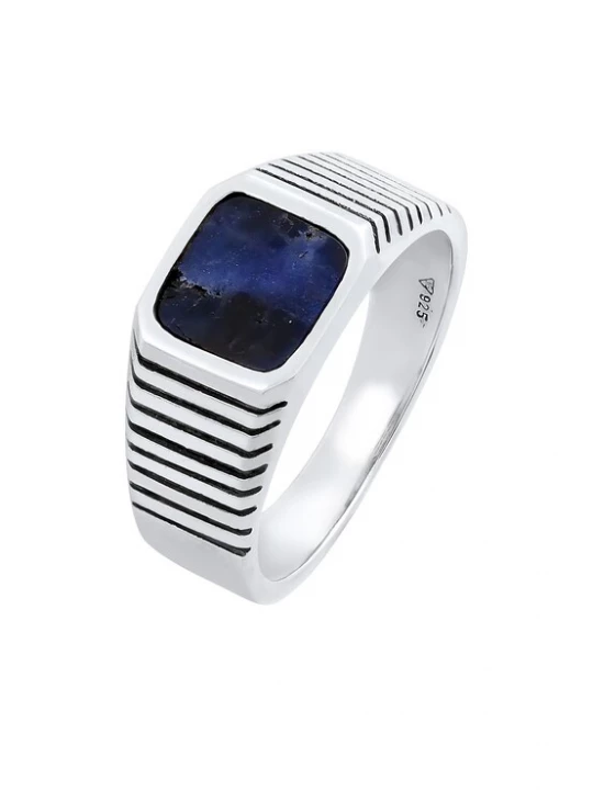 Foto van product KUZZOI Ring nachtblauw / zilver