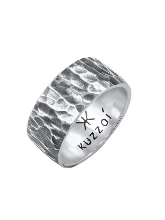 Foto van product KUZZOI Ring zwart / zilver